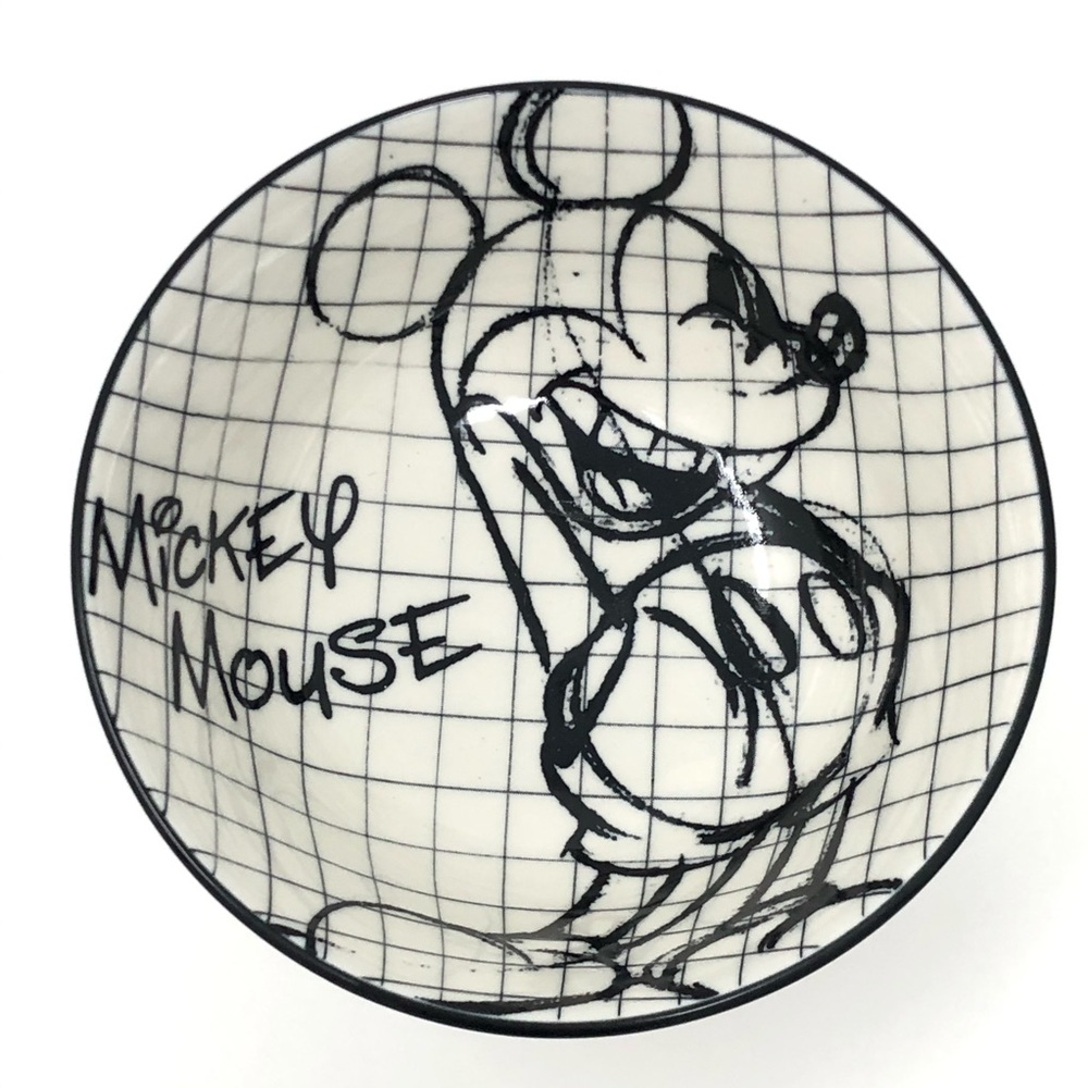 NEW Disney Sketchbook Mickey Laughing Tidbit Bowl